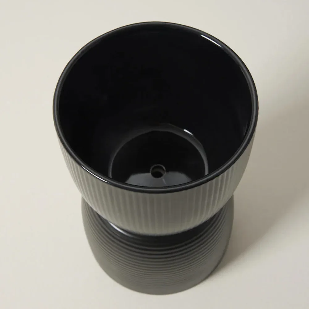 TABLETOP ARCH PEDESTAL PLANTER, BLACK - Picture 3 of 5